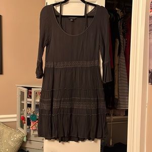 AE Boho Shift Dress with Slip Small